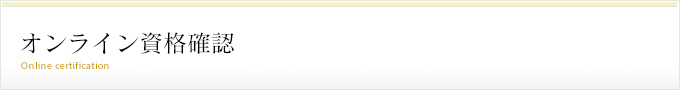 オンライン資格確認